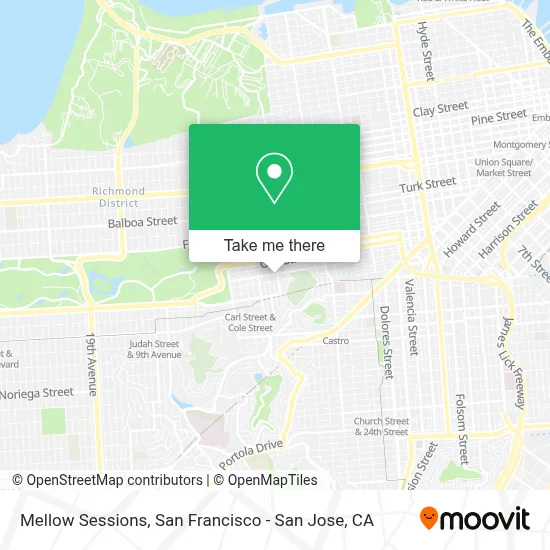 Mellow Sessions map