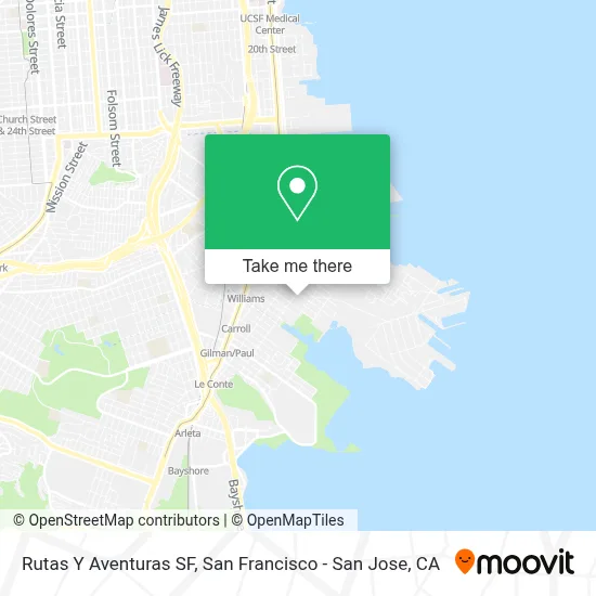Rutas Y Aventuras SF map