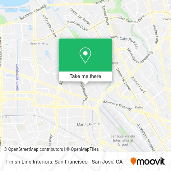 Finish Line Interiors map