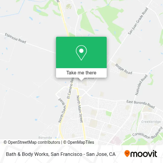 Bath & Body Works map