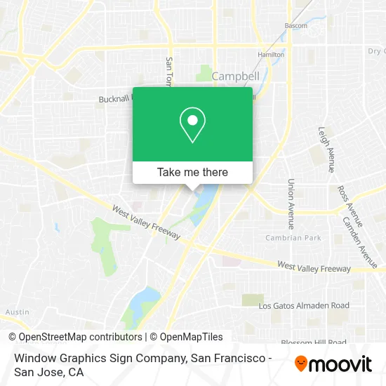Window Graphics Sign Company map