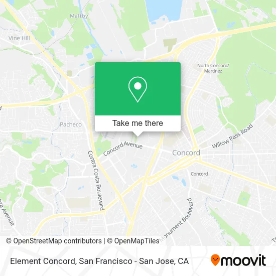 Element Concord map