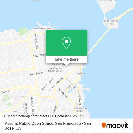 Atrium: Public Open Space map