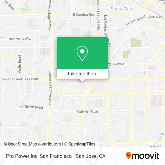 Pro Power Inc map