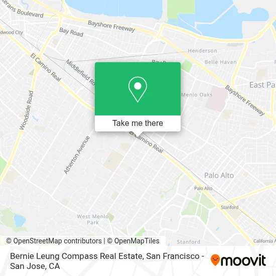 Bernie Leung Compass Real Estate map