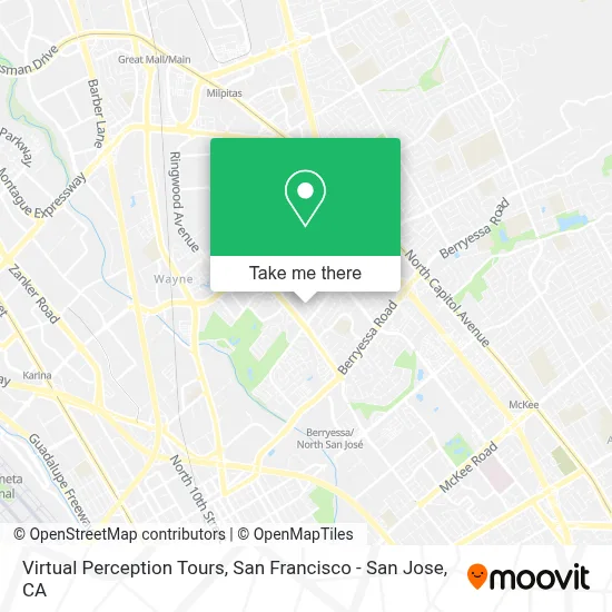 Virtual Perception Tours map