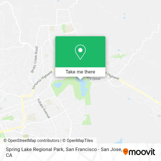 Spring Lake Regional Park map