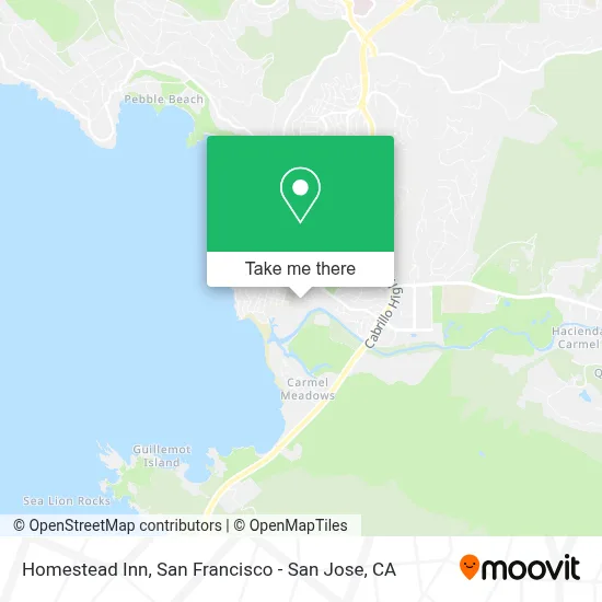 Homestead Inn map