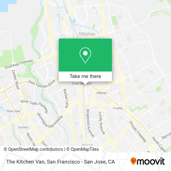 The Kitchen Van map