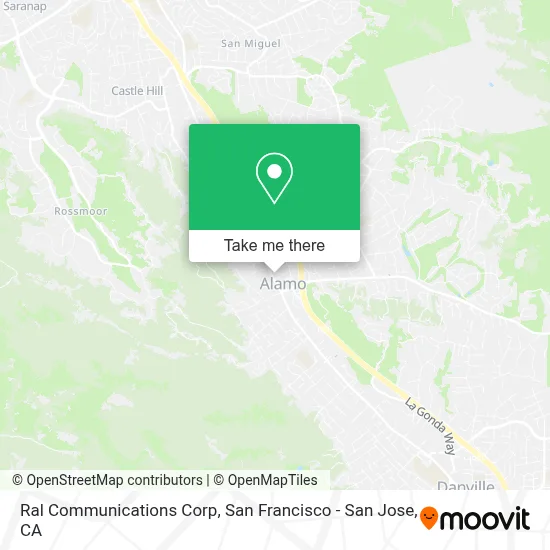 Ral Communications Corp map