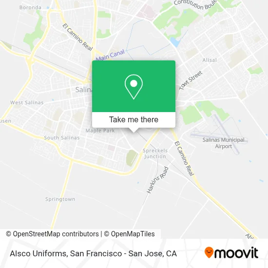 Alsco Uniforms map