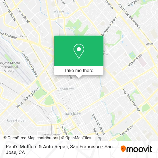 Raul's Mufflers & Auto Repair map