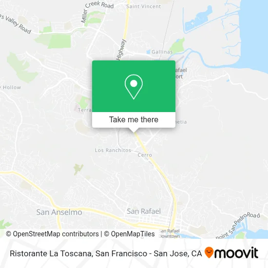 Ristorante La Toscana map
