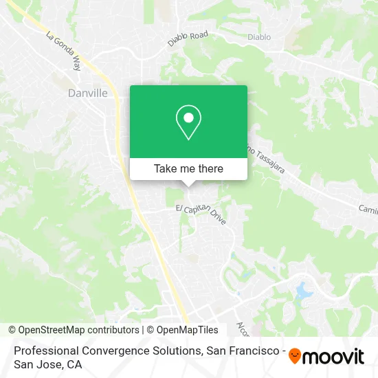 Professional Convergence Solutions map