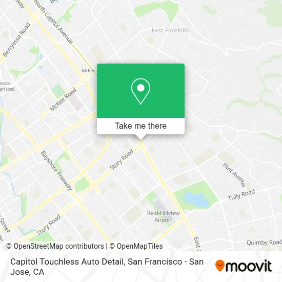 Capitol Touchless Auto Detail map