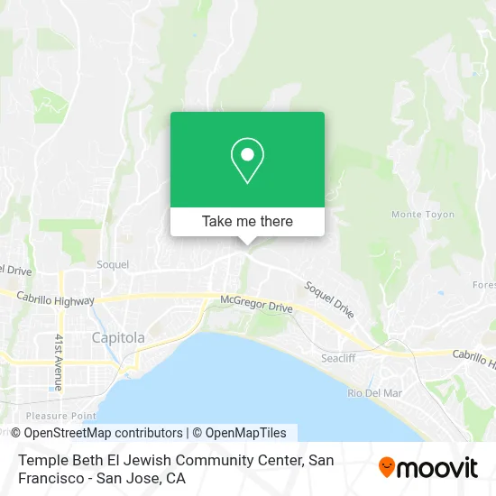 Temple Beth El Jewish Community Center map