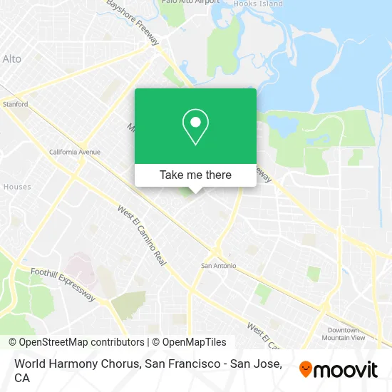 World Harmony Chorus map