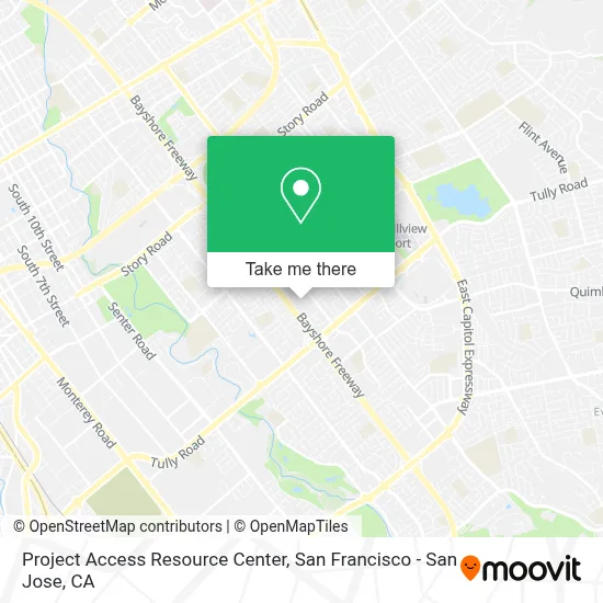 Project Access Resource Center map