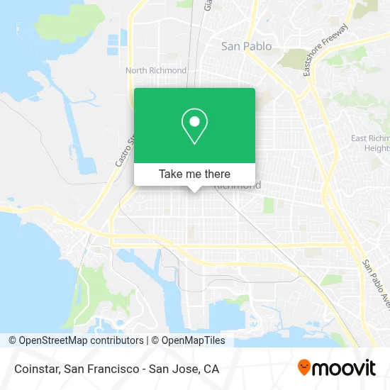 Coinstar map