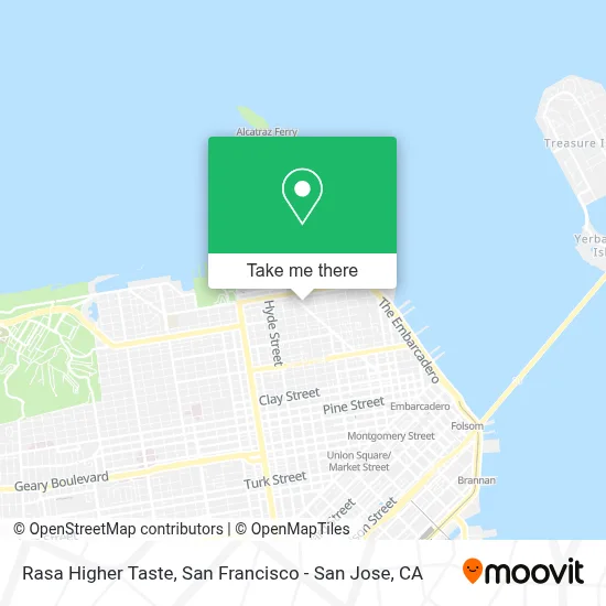 Rasa Higher Taste map