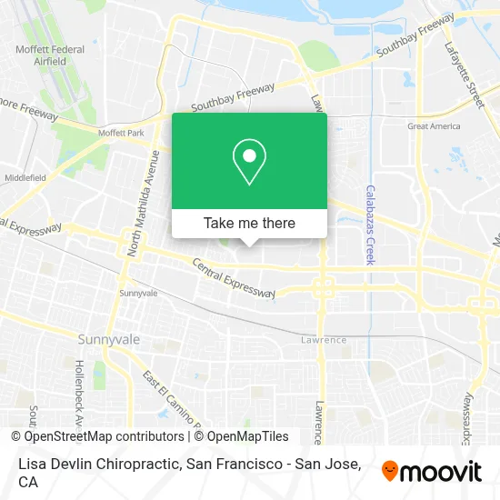 Lisa Devlin Chiropractic map