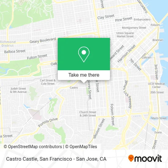 Castro Castle map