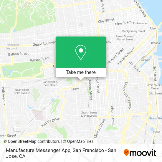 Manufacture Messenger App map