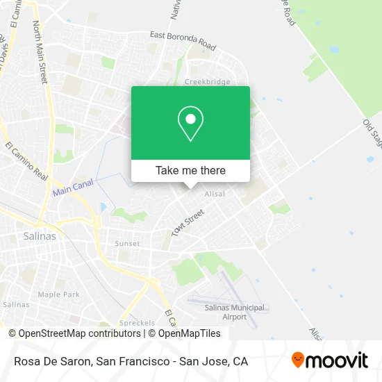 Rosa De Saron map