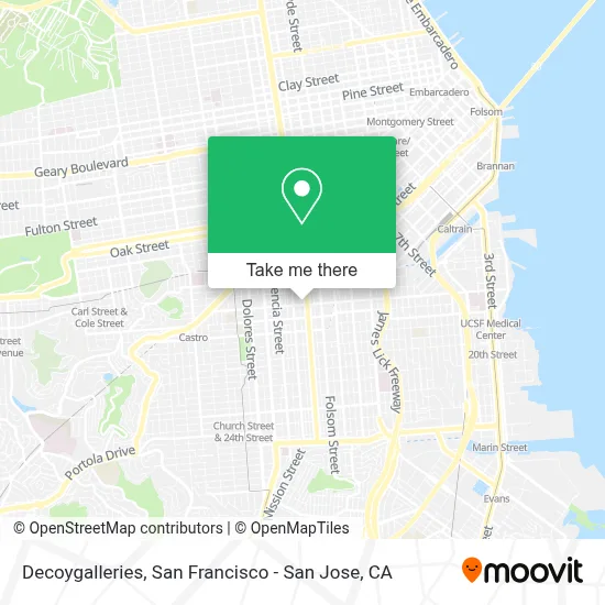 Decoygalleries map