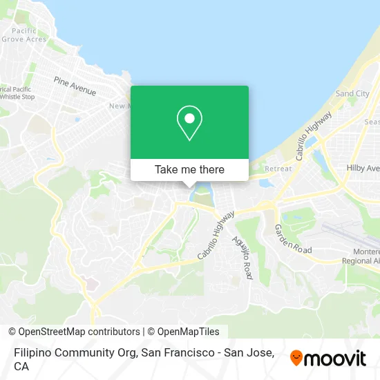 Filipino Community Org map