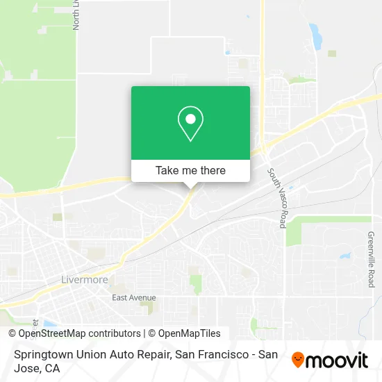 Springtown Union Auto Repair map