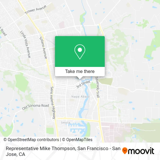 Representative Mike Thompson map