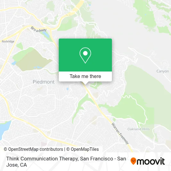 Think Communication Therapy map