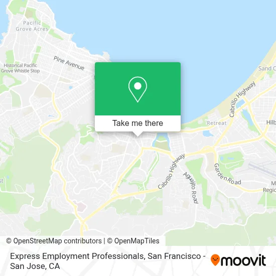 Express Employment Professionals map