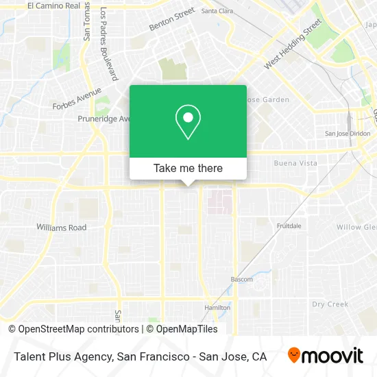 Talent Plus Agency map