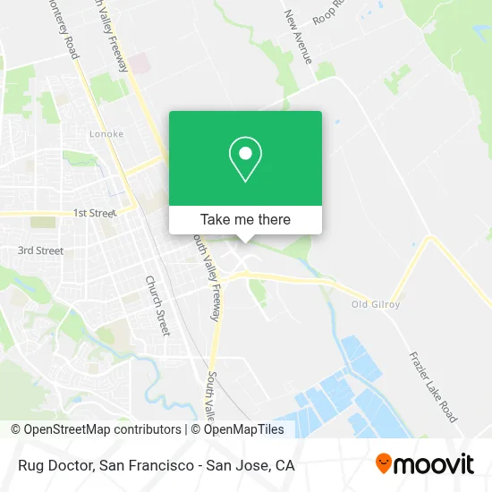 Rug Doctor map