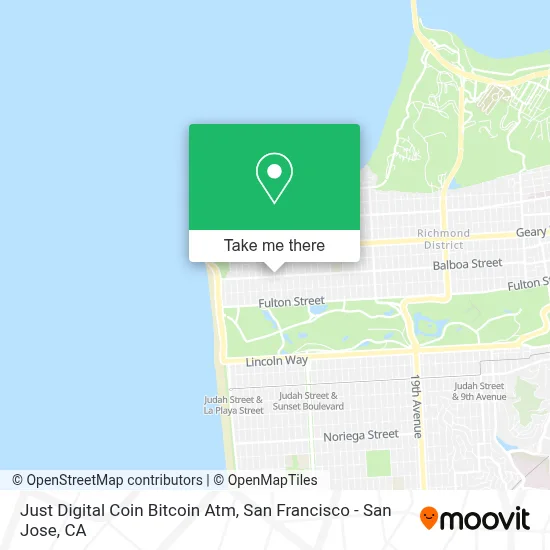Just Digital Coin Bitcoin Atm map
