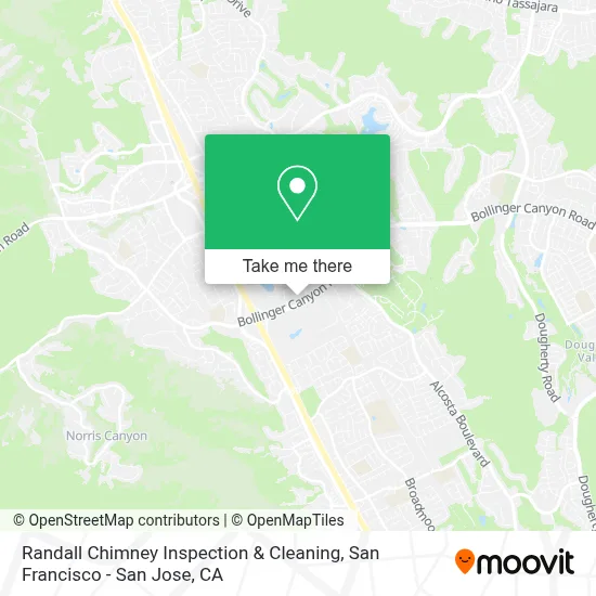 Randall Chimney Inspection & Cleaning map