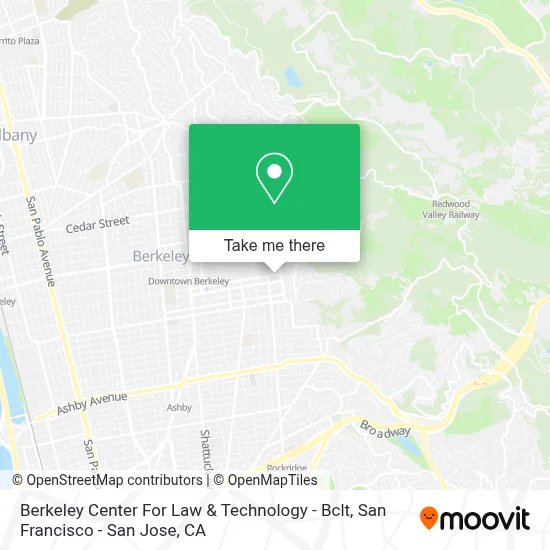 Berkeley Center For Law & Technology - Bclt map