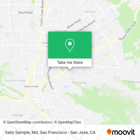Sally Sample, Md map