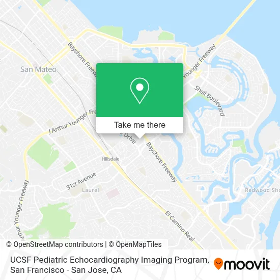 UCSF Pediatric Echocardiography Imaging Program map