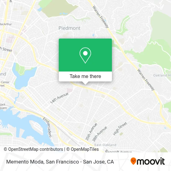 Memento Moda map