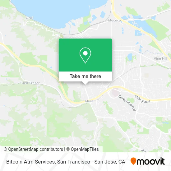 Bitcoin Atm Services map