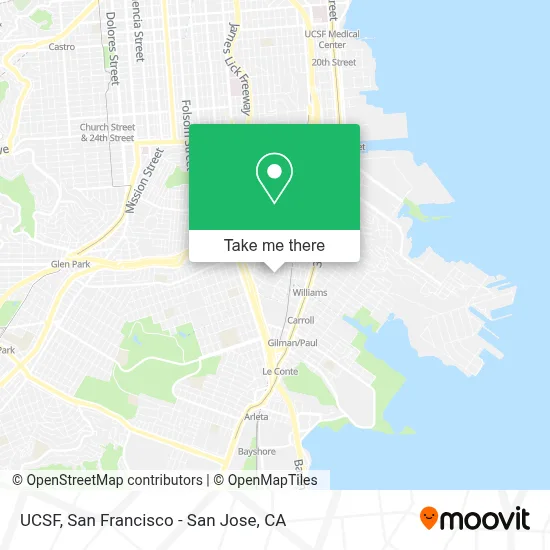UCSF map