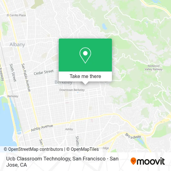 Ucb Classroom Technology map