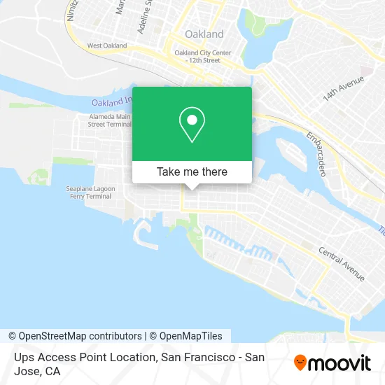 Ups Access Point Location map