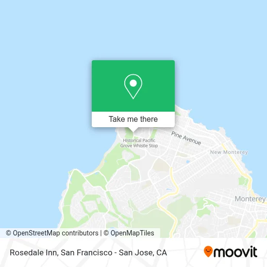 Rosedale Inn map