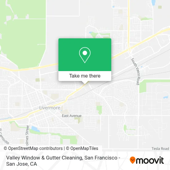 Valley Window & Gutter Cleaning map