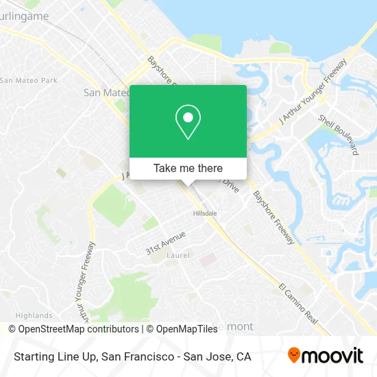 Starting Line Up map