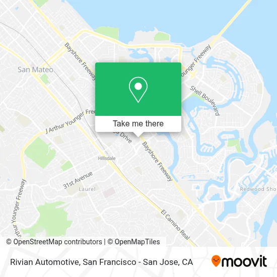 Rivian Automotive map